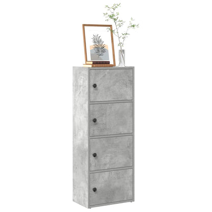 vidaXL Bookcase Concrete Grey 40x24x102 cm Engineered Wood 1