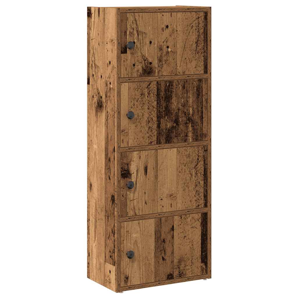 vidaXL Bookcase Old Wood 40x24x102 cm Engineered Wood 2