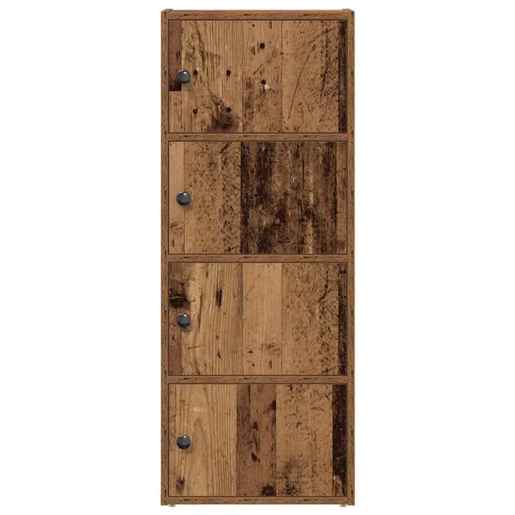 vidaXL Bookcase Old Wood 40x24x102 cm Engineered Wood 4