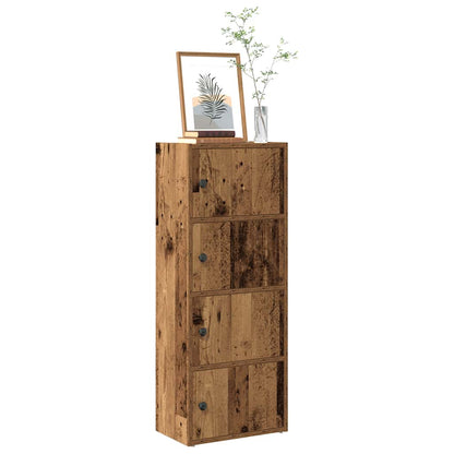 vidaXL Bookcase Old Wood 40x24x102 cm Engineered Wood 1