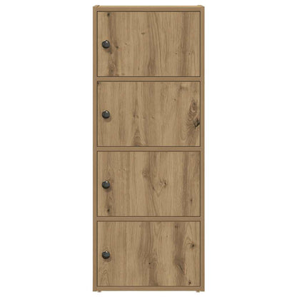 vidaXL Bookcase Artisan Oak 40x24x102 cm Engineered Wood 4