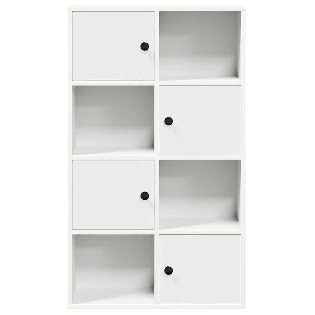 vidaXL Bookcase White 60x24x101.5 cm Engineered Wood 4