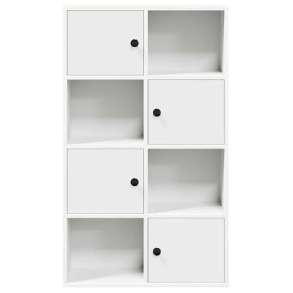 vidaXL Bookcase White 60x24x101.5 cm Engineered Wood 4