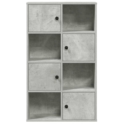 vidaXL Bookcase Concrete Grey 60x24x101.5 cm Engineered Wood 4