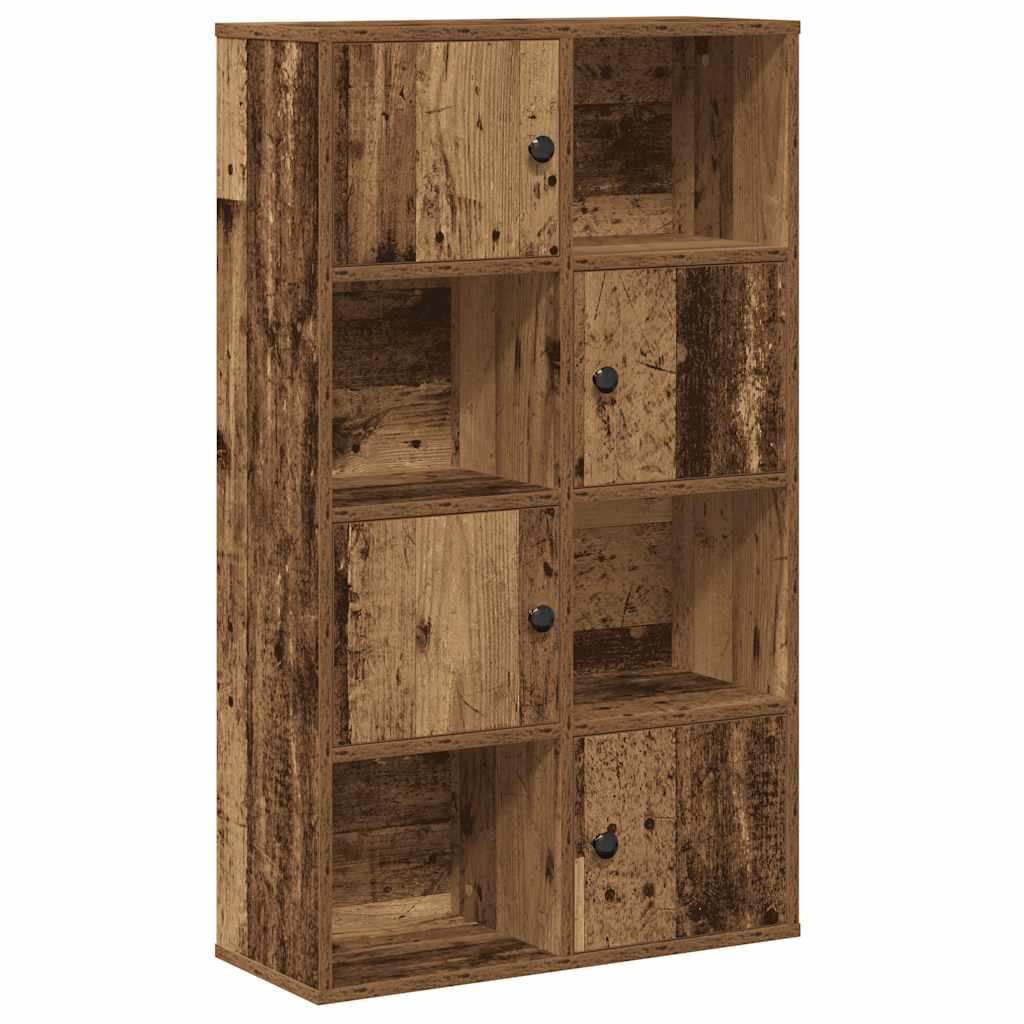 vidaXL Bookcase Old Wood 60x24x101.5 cm Engineered Wood 2