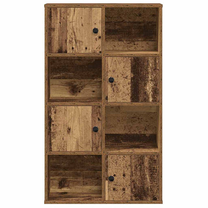 vidaXL Bookcase Old Wood 60x24x101.5 cm Engineered Wood 4