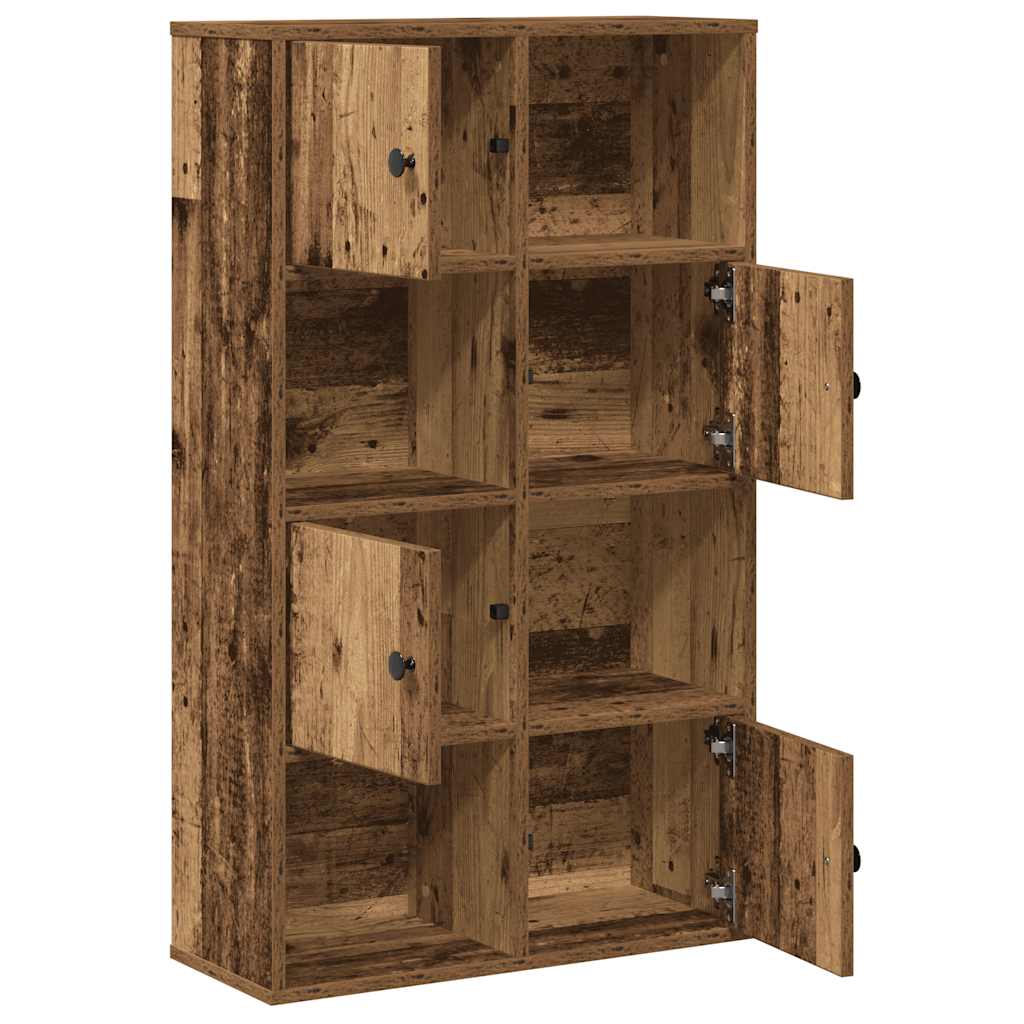 vidaXL Bookcase Old Wood 60x24x101.5 cm Engineered Wood 5