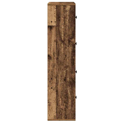 vidaXL Bookcase Old Wood 60x24x101.5 cm Engineered Wood 6