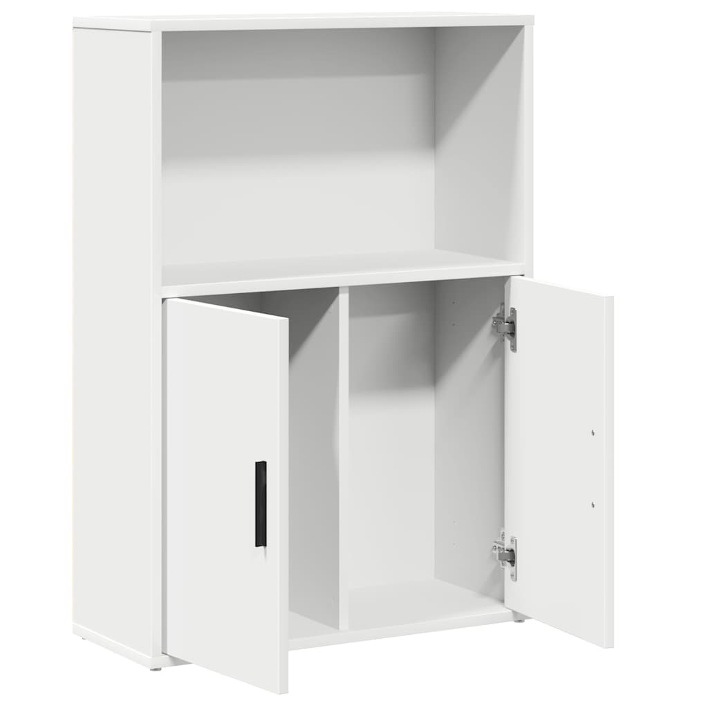 vidaXL Bookcase White 60x24x85 cm Engineered Wood 5