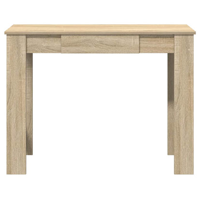 vidaXL Desk Sonoma Oak 100x45x75 cm Engineered Wood 4