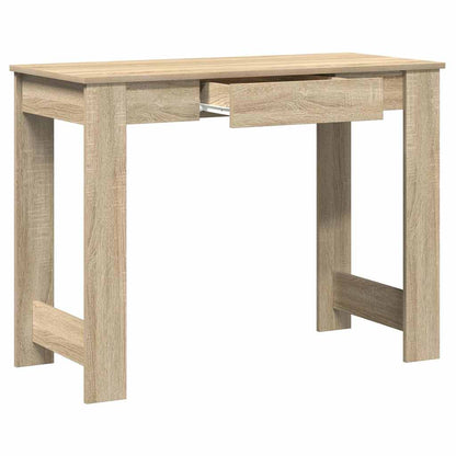 vidaXL Desk Sonoma Oak 100x45x75 cm Engineered Wood 5