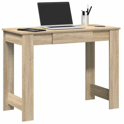 vidaXL Desk Sonoma Oak 100x45x75 cm Engineered Wood 1
