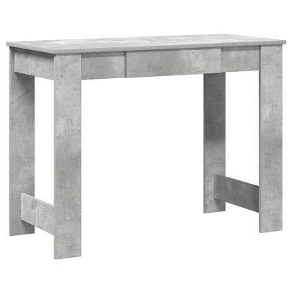 vidaXL Desk Concrete Grey 100x45x75 cm Engineered Wood 2