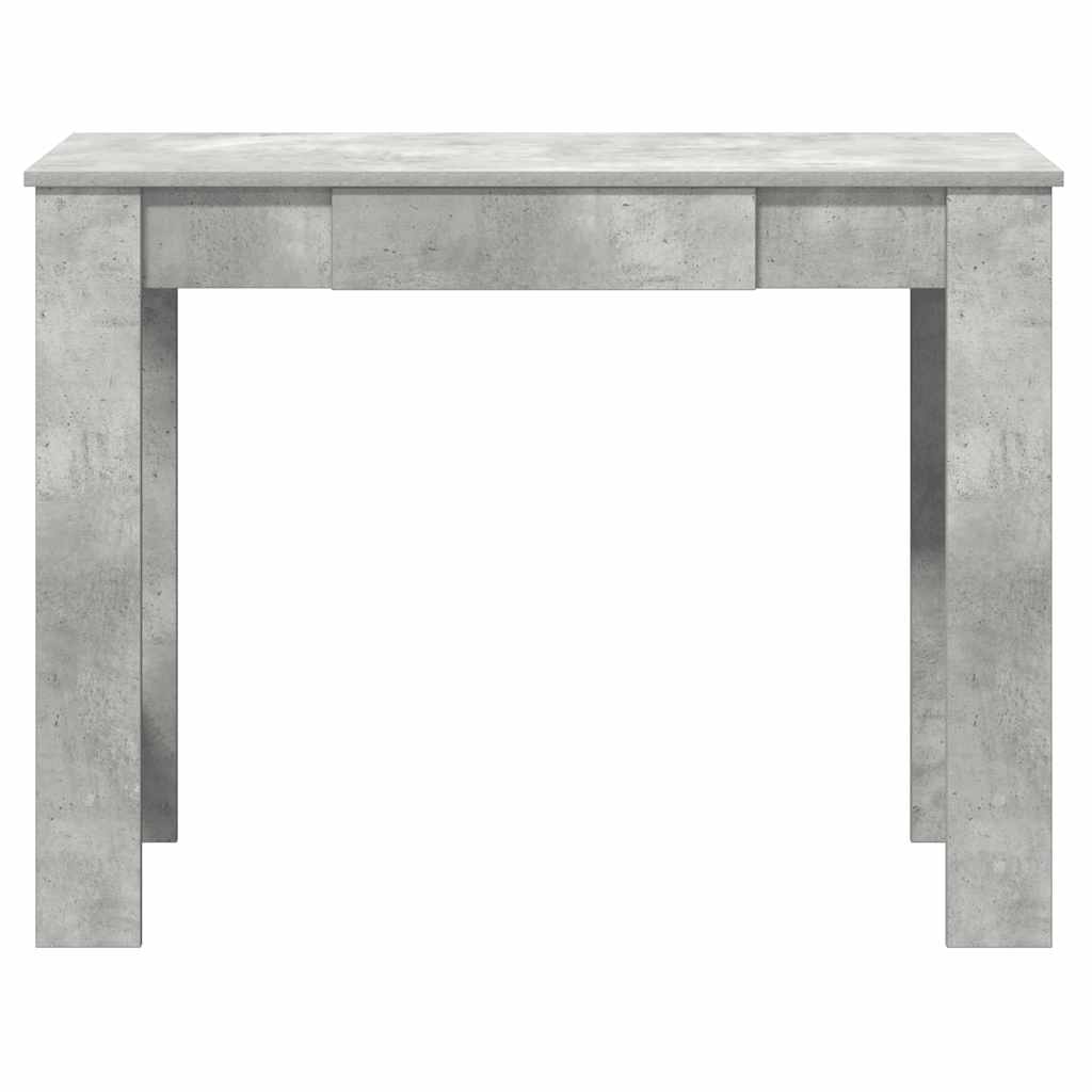 vidaXL Desk Concrete Grey 100x45x75 cm Engineered Wood 4