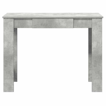 vidaXL Desk Concrete Grey 100x45x75 cm Engineered Wood 4