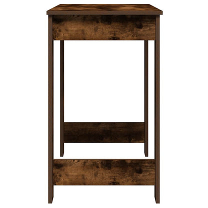 vidaXL Desk Smoked Oak 100x45x75 cm Engineered Wood 6