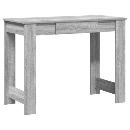 vidaXL Desk Grey Sonoma 100x45x75 cm Engineered Wood 2