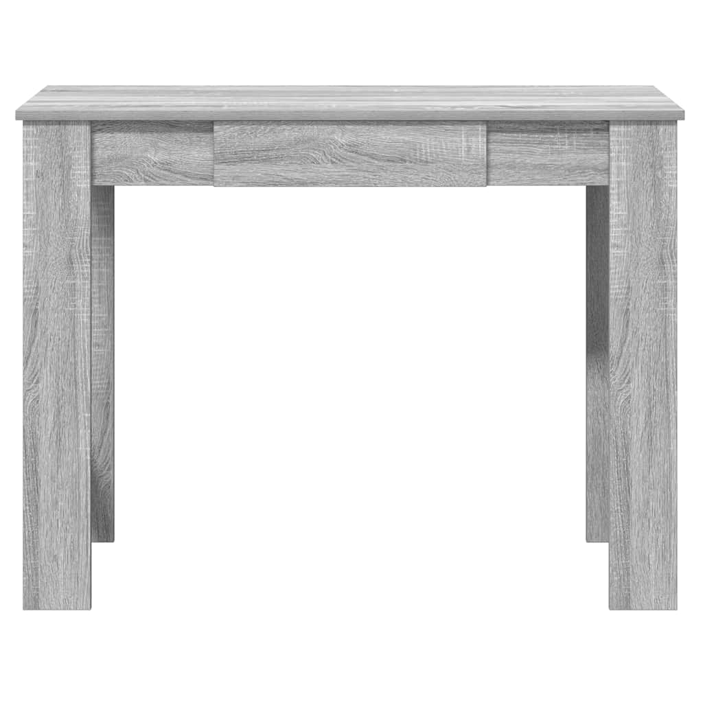 vidaXL Desk Grey Sonoma 100x45x75 cm Engineered Wood 4