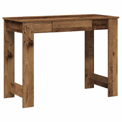vidaXL Desk Old Wood 100x45x75 cm Engineered Wood 2