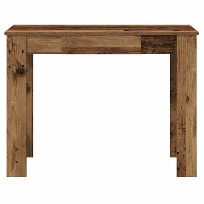 vidaXL Desk Old Wood 100x45x75 cm Engineered Wood 4