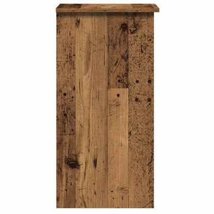 vidaXL Desk with Shelves Old Wood 84x40x78 cm Engineered Wood 6