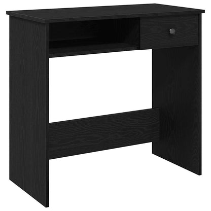 vidaXL Desk Black 80x40x75 cm Engineered Wood 2