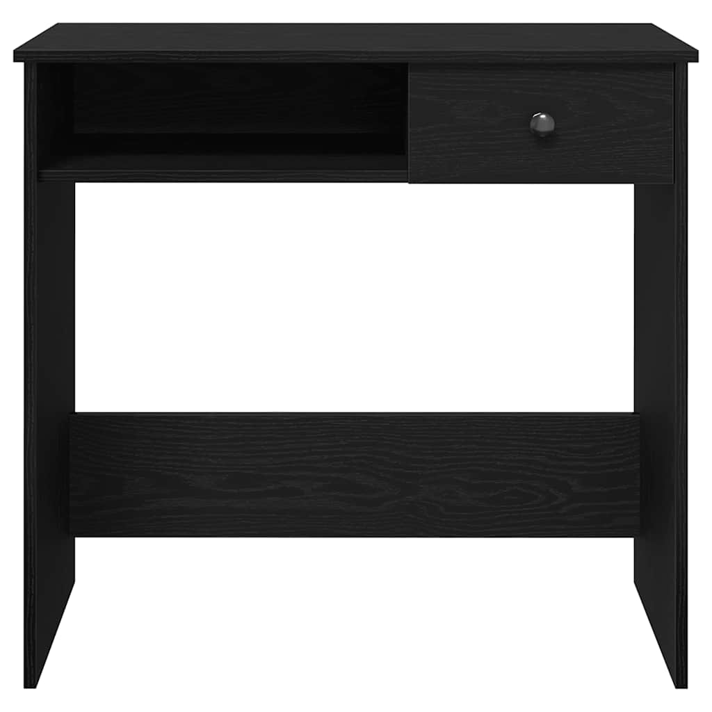 vidaXL Desk Black 80x40x75 cm Engineered Wood 4