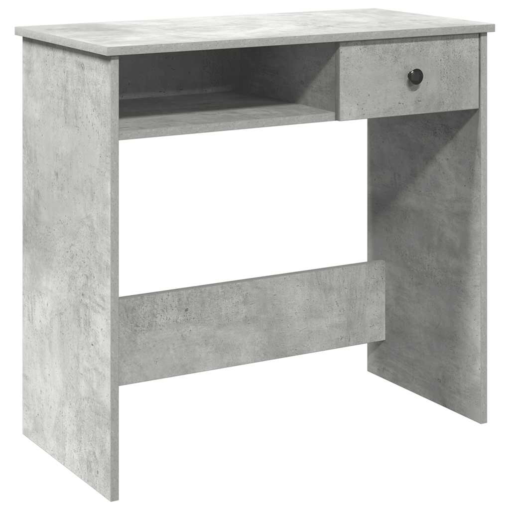 vidaXL Desk Concrete Grey 80x40x75 cm Engineered Wood 2