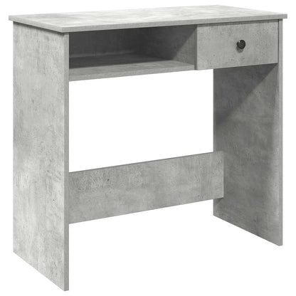 vidaXL Desk Concrete Grey 80x40x75 cm Engineered Wood 2