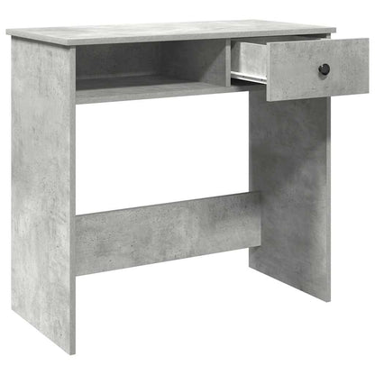 vidaXL Desk Concrete Grey 80x40x75 cm Engineered Wood 4