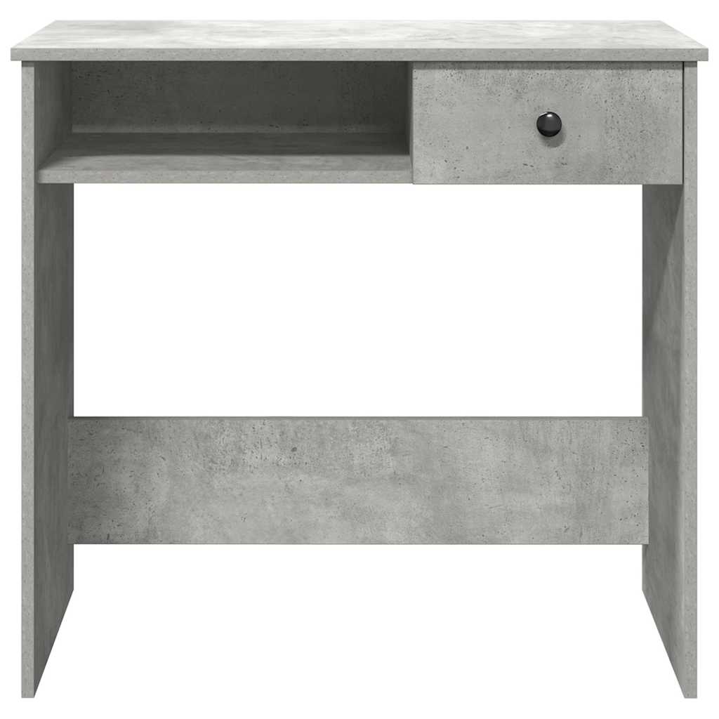 vidaXL Desk Concrete Grey 80x40x75 cm Engineered Wood 5
