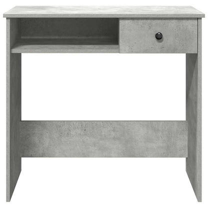 vidaXL Desk Concrete Grey 80x40x75 cm Engineered Wood 5