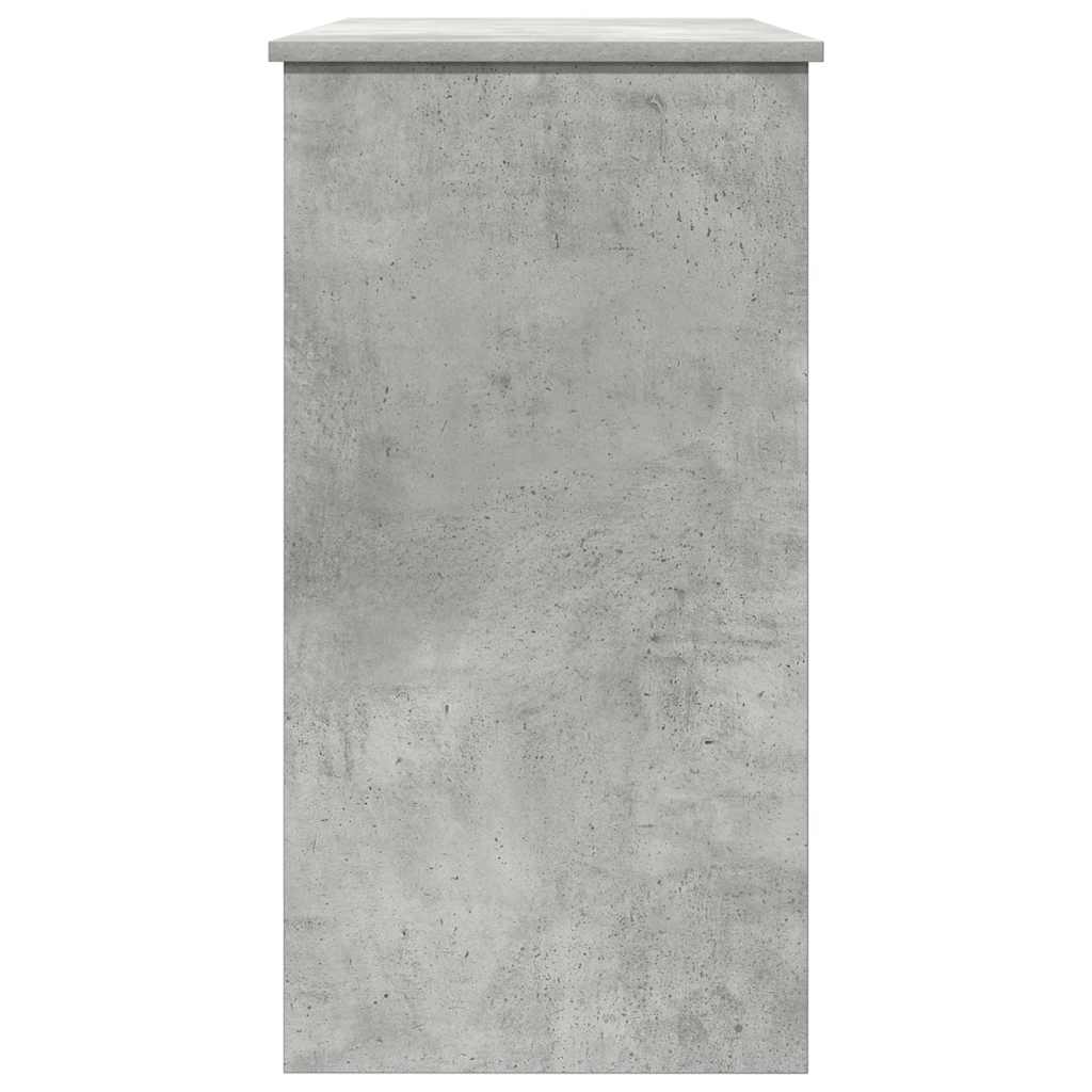 vidaXL Desk Concrete Grey 80x40x75 cm Engineered Wood 6