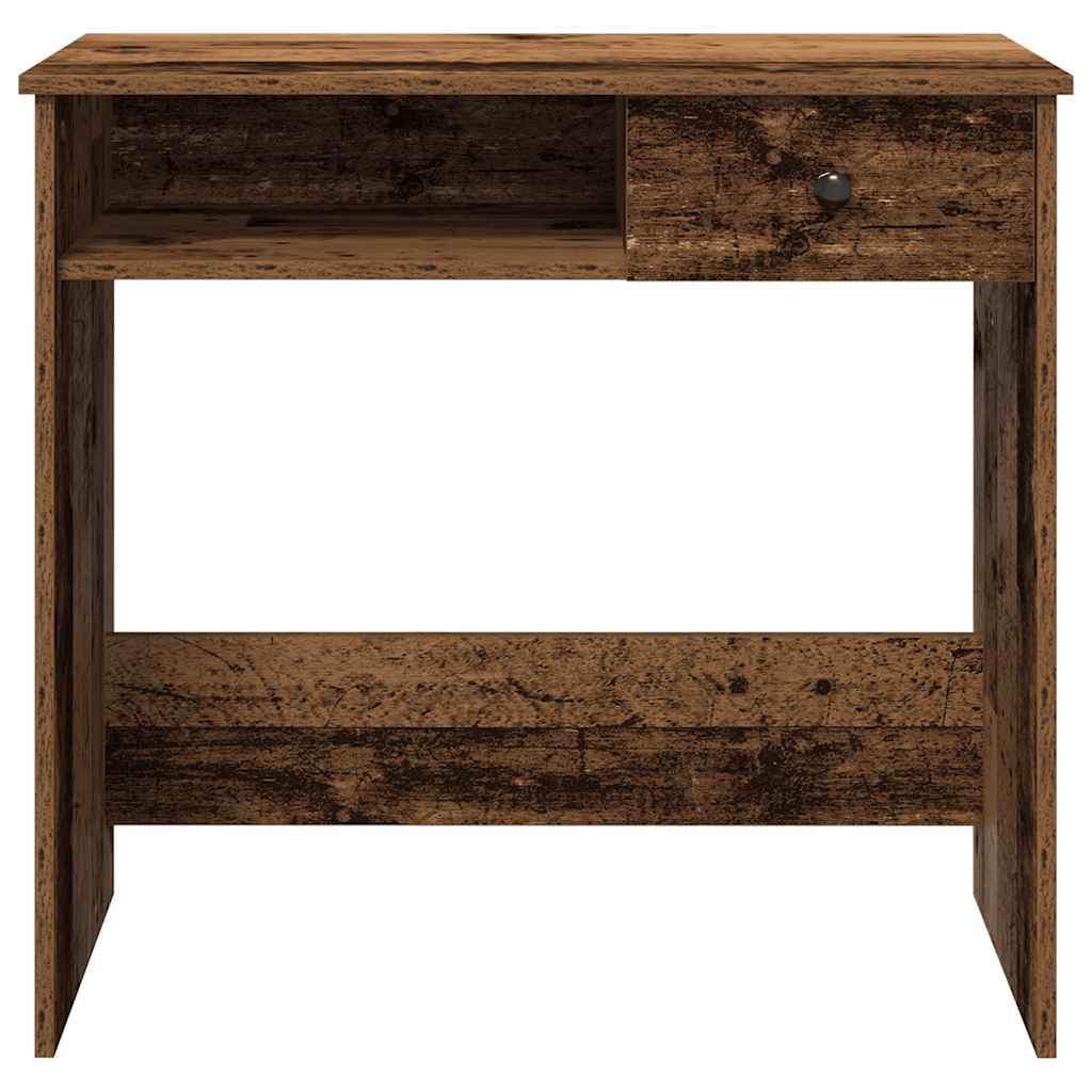 vidaXL Desk Old Wood 80x40x75 cm Engineered Wood 4