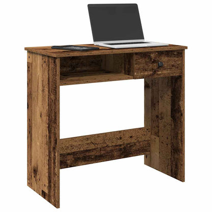 vidaXL Desk Old Wood 80x40x75 cm Engineered Wood 1
