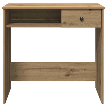 vidaXL Desk Artisan Oak 80x40x75 cm Engineered Wood 4