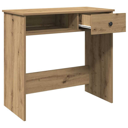 vidaXL Desk Artisan Oak 80x40x75 cm Engineered Wood 5