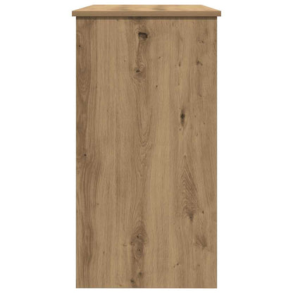 vidaXL Desk Artisan Oak 80x40x75 cm Engineered Wood 6