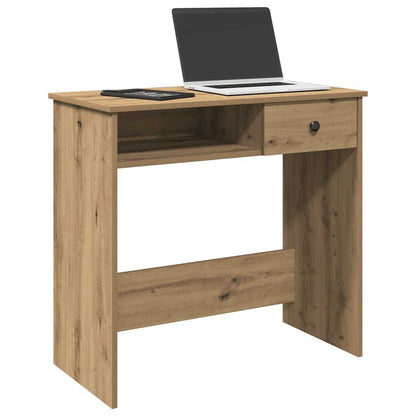 vidaXL Desk Artisan Oak 80x40x75 cm Engineered Wood 1