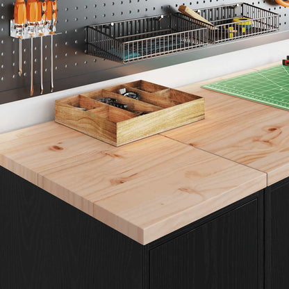 vidaXL Garage Storage Cabinet Black 30x51x85 cm Solid Wood Pine 4