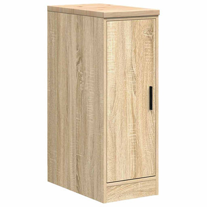 vidaXL Garage Storage Cabinet Sonoma Oak 30x51x85 cm Solid Wood Pine 2