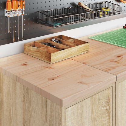 vidaXL Garage Storage Cabinet Sonoma Oak 30x51x85 cm Solid Wood Pine 4
