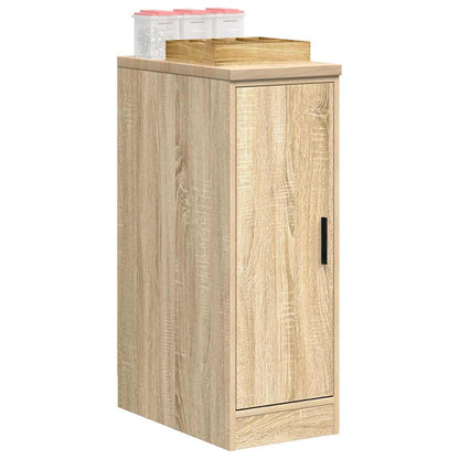 vidaXL Garage Storage Cabinet Sonoma Oak 30x51x85 cm Solid Wood Pine 1