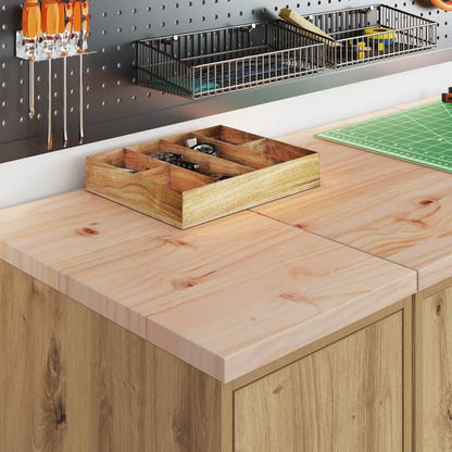 vidaXL Garage Storage Cabinet Artisan Oak 30x51x85 cm Solid Wood Pine 3