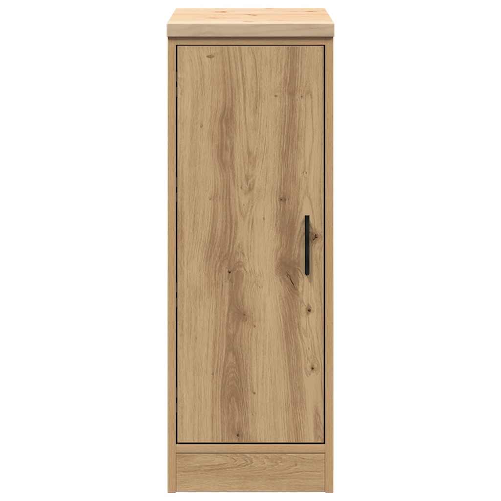 vidaXL Garage Storage Cabinet Artisan Oak 30x51x85 cm Solid Wood Pine 6