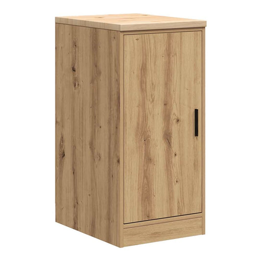 Garage Storage Cabinet Solid Wood Pine 40 x 51 x 85 cm 1 wood door Artisan oak