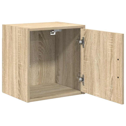 vidaXL Garage Wall Cabinets 2 pcs Sonoma Oak Engineered Wood 5