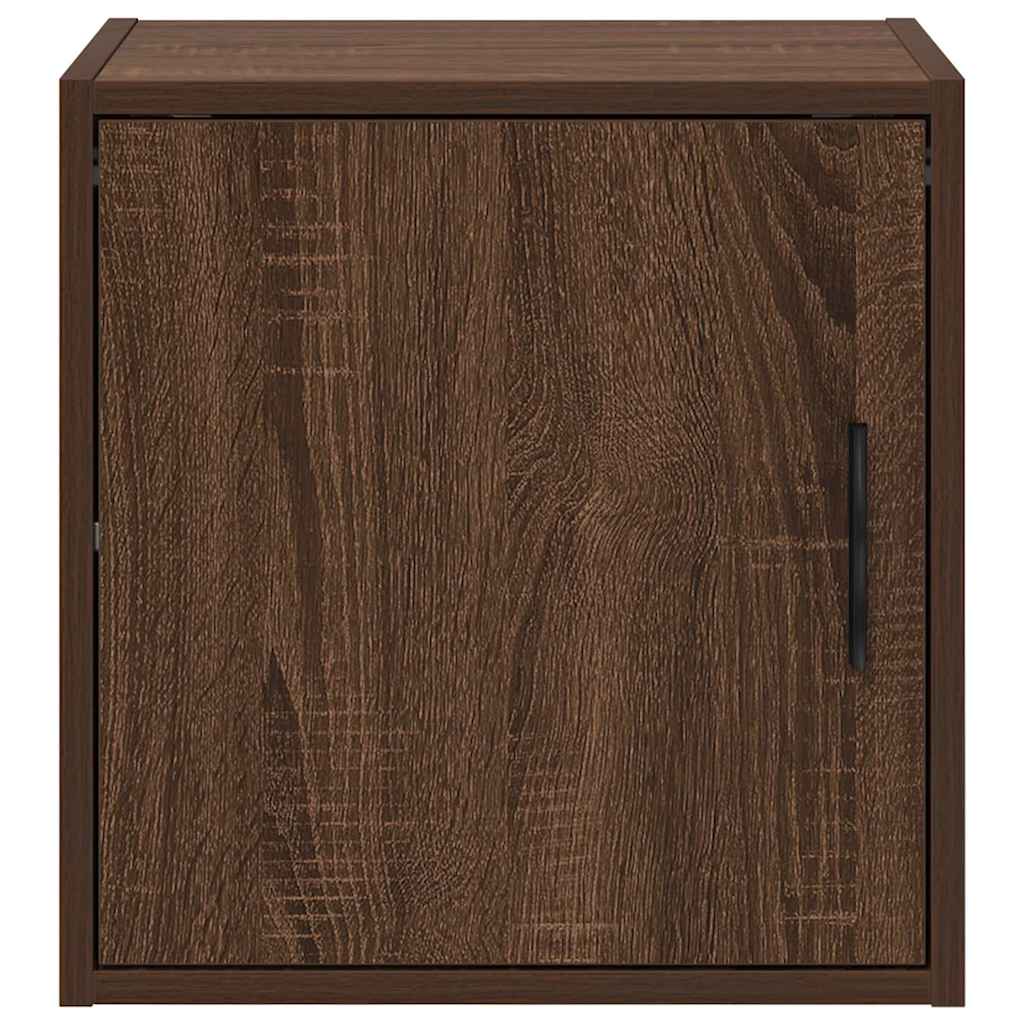vidaXL Garage Wall Cabinets 2 pcs Brown Oak Engineered Wood 6