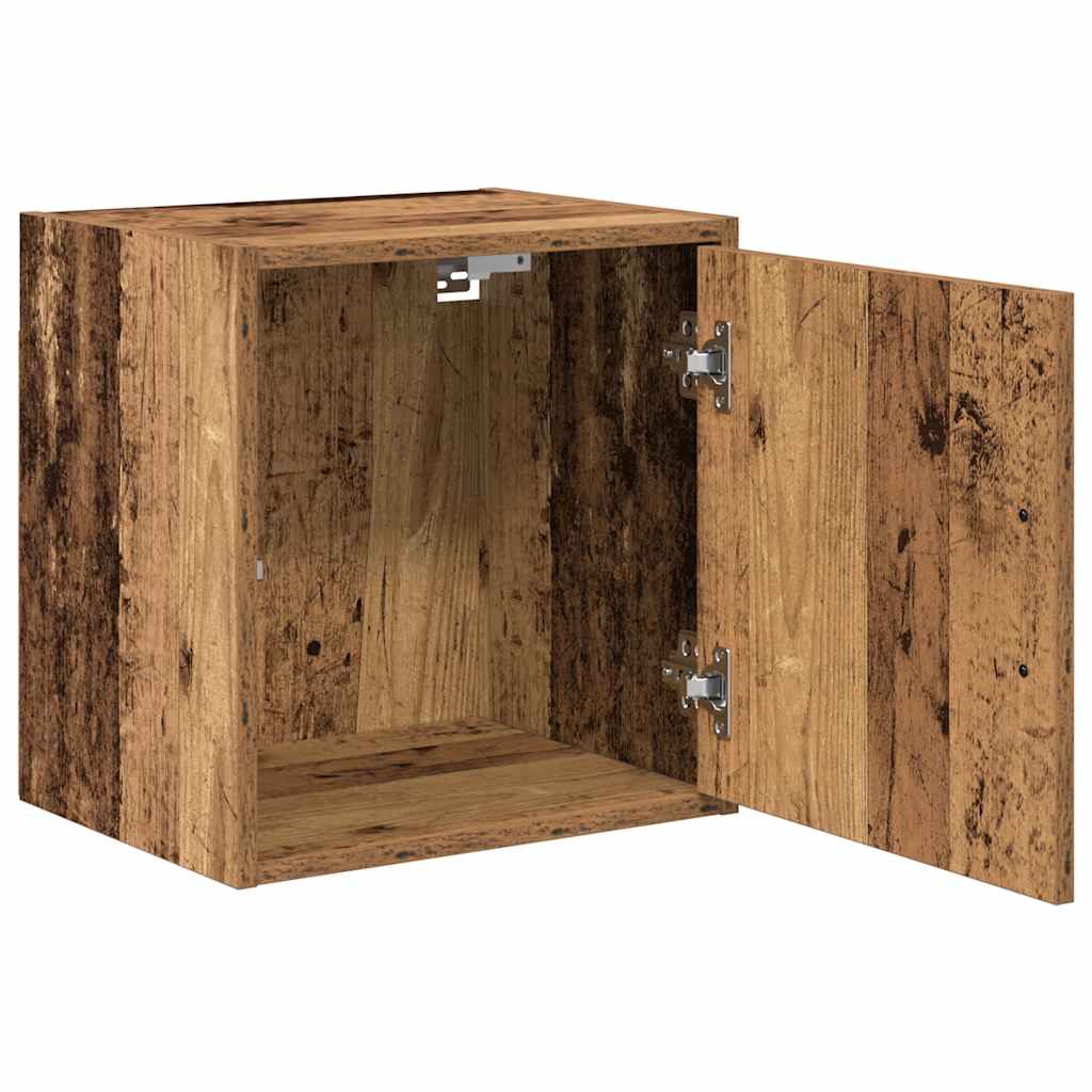 vidaXL Garage Wall Cabinets 2 pcs Old Wood Engineered Wood 5