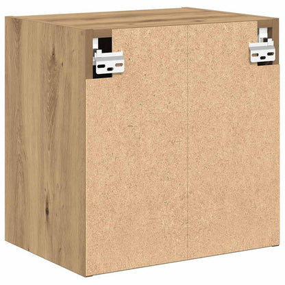 vidaXL Garage Wall Cabinets 2 pcs Artisan Oak Engineered Wood 6